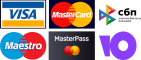 VISA, MasterCard, pro100